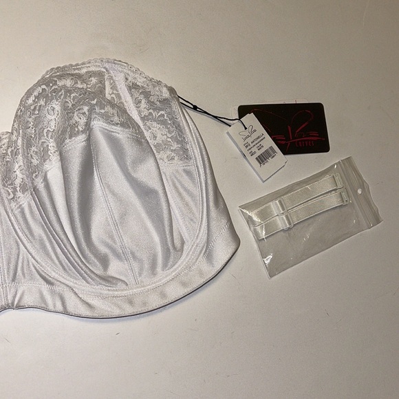🆕 Love Love “Antonella” White Convertible Strapless Bra - Size 48DD / DD48 - Picture 5 of 8